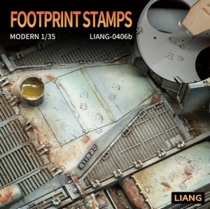 画像1: LIANG MODEL[LIANG-0406b]1/35 現用ブーツ 足跡スタンプ (1)