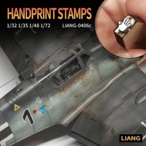 画像1: LIANG MODEL[LIANG-0406c]1/32・1/35・1/48・1/72手形スタンプ (1)