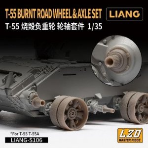 画像1: LIANG MODEL[LIANG-S106]1/35 T-55用焼け焦げた転輪& 車軸セット (1)