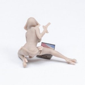 画像4: LIANG MODEL[LIANG-F003]1/35 ハッカーガール (3Dプリンター製) (4)