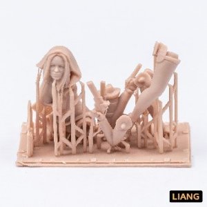 画像6: LIANG MODEL[LIANG-F003]1/35 ハッカーガール (3Dプリンター製) (6)