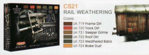 画像2: ライフカラー[CS-21]鉄道用ウェザリングセット (2)