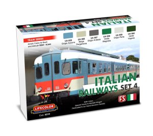 画像1: ライフカラー[XS-19]イタリア鉄道カラーセット4 (1)