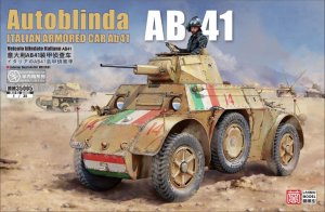 画像1: ランモモデル[LANMM-35005]1/35 イタリア軍 アウトブリンダ AB41 装甲偵察車 (1)
