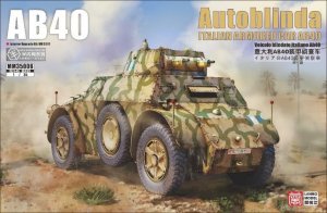 画像1: ランモモデル[LANMM-35006]1/35 イタリア軍 アウトブリンダ AB40 装甲偵察車 (1)