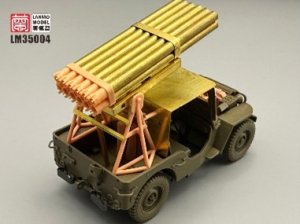 画像3: ランモモデル[LANLM-35004]1/35 米陸軍 1/4トン 4X4ユーティリティトラック用多連装ロケットランチャーセット (3)