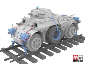 画像2: ランモモデル[LANMM-35011]1/35 イタリア軍 アウトブリンダ AB40鉄道装甲車 (2)