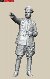 画像5: ライフミニチュア[LM-20006]1/10 WWII ドイツ 「砂漠の狐」エルヴィン・ロンメル 北アフリカ1942年(100個限定) (5)