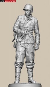 画像13: ライフミニチュア[LM-35007]1/35 WWII ドイツ ポトー迎撃戦 ハンセン戦闘団の分隊長 バルジの戦い1944 (13)