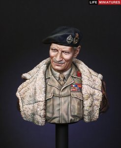 画像2: ライフミニチュア[LM-B010] 1/10 B・モントゴメリー将軍 オーバーロード作戦1944年 (2)