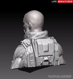 画像4: ライフミニチュア[LM-FUB008]1/10胸像 スカベンジャー(バストモデル) (4)