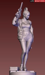 画像3: ライフミニチュア[LM-FUS002]75mm(1/24)「悪しき血統2 スタンディングモデルバージョン」 (3)