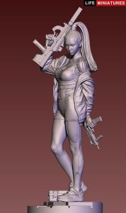 画像7: ライフミニチュア[LM-FUS002]75mm(1/24)「悪しき血統2 スタンディングモデルバージョン」 (7)