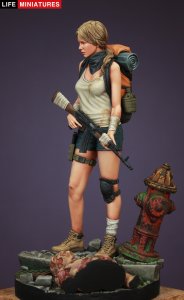 画像10: ライフミニチュア[LM-FUS003]1/20 スタンドアローン 孤高の女戦士 90mmフィギュア (10)