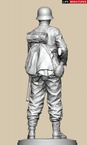 画像7: ライフミニチュア[LM-20004]1/10 WWII ドイツ ポトー迎撃戦 ハンセン戦闘団の装甲擲弾兵 バルジの戦い1944(100個限定) (7)