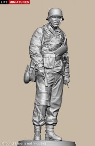 画像2: ライフミニチュア[LM-35006]1/35 WWII ドイツ ポトー迎撃戦 ハンセン戦闘団のMG42機銃手 バルジの戦い1944 (2)
