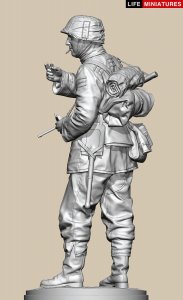 画像6: ライフミニチュア[LM-35008]1/35 WWII ドイツ ポトー迎撃戦 ハンセン戦闘団のM1カービンを持つ小銃手 バルジの戦い1944 (6)