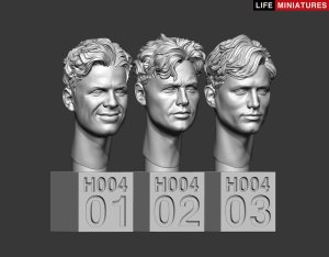 画像3: ライフミニチュア[LM-35H004]1/35 汎用 無帽スペアヘッドセットNo.1(6個入) (3)