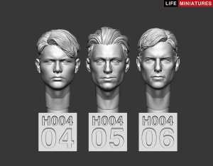 画像5: ライフミニチュア[LM-35H004]1/35 汎用 無帽スペアヘッドセットNo.1(6個入) (5)