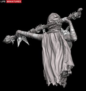 画像17: ライフミニチュア[LM-FUB009]1/12 胸像 ネクロマンサー「ザライヤ」(バストモデル) (17)