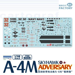 画像4: マジックファクトリー[MGF5005]1/48 A-4M スカイホーク 「アグレッサー」 (4)