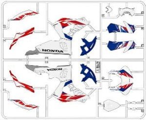 画像2: マジックファクトリー[VICMAG1401]1/9 ホンダ CBR1000RR-R ファイヤーブレードSP　 30周年記念カラー (プレカラー・接着剤不用) (2)