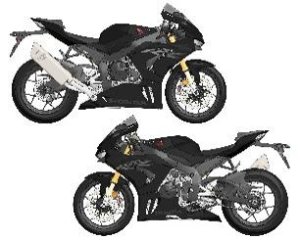 画像3: マジックファクトリー[VICMAG1405]1/9 ホンダ CBR1000RR-RファイヤーブレードSP ブラック (プレカラー・接着剤不用) (3)