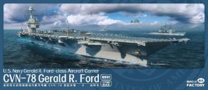 画像1: マジックファクトリー[VICMAG2015]1/700 アメリカ海軍 航空母艦 CVN-78 ジェラルド・R・フォード (1)