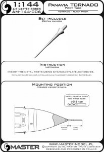 画像4: MASTER[AM-144-006]Panavia Tornado - Pitot Tube (4)