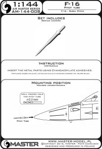 画像4: MASTER[AM-144-008]F-16 - Pitot Tube (4)