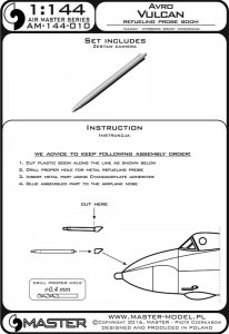 画像3: MASTER[AM-144-010]Avro Vulcan - Refueling Probe Boom (3)