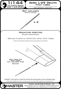 画像3: MASTER[AM-144-034]Aero L-29 Delfin - Pitot Tubes (3)