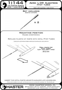 画像3: MASTER[AM-144-035]Aero L-39 Albatros - Pitot Tubes (3)