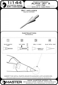 画像3: MASTER[AM-144-039]Alpha Jet A - Pitot Tube (3)