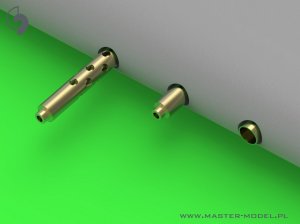 画像3: MASTER[AM-24-018]1/24 WWII アメリカ F6Fヘルキャット 初期兵装(ブローニング.50口径(12.7mm)機銃身 穴開き冷却筒付) (3)