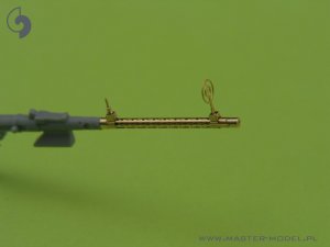 画像2: MASTER[AM-32-013]1/32 WWII ドイツ MG15航空機関銃 エッチングパーツ製照準器付(2本入) (2)