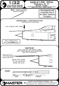 画像3: MASTER[AM-32-052]1/32 現用 ソビエト/ロシア ミグMiG-21PF/PFMフィッシュベッドD/F用 ピトー管 (3)