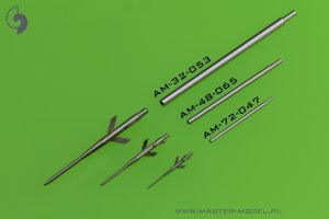 画像2: MASTER[AM-32-053]1/32 現用 ソビエト/ロシア ミグMiG-21U/US/UMモンゴル用 ピトー管 (2)