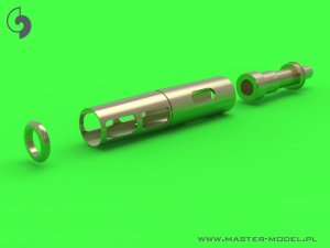 画像2: MASTER[AM-32-068]1/32 現用 ソビエト/ロシア ミグMiG-15/MiG-15bisファゴット用 兵装セット(37mm砲口/23mm砲口/アンテナ基部/ピトー管) (2)