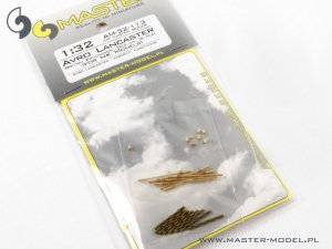 画像3: MASTER[AM-32-113]1/32 WWII イギリス アブロ ランカスター用機銃身セット(HKモデル用 ブローニング.303口径(7.7mm)機銃身8本入) (3)
