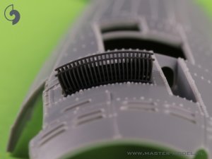 画像2: MASTER[AM-32-122]1/32 WWII ポーランド PZL P.11用 オイルクーラー(IBG用) (2)