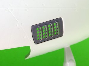 画像3: MASTER[AM-32-140]1/32 WWII アメリカ P-51ムスタング キャブレターエアフィルターカバー RAFルーバータイプ バージョンA(レベル用) (3)