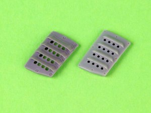 画像4: MASTER[AM-32-144]1/32 WWII アメリカ P-51ムスタング キャブレターエアフィルターカバー RAFルーバータイプ バージョンB(造形村用) (4)