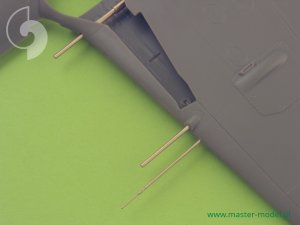 画像3: MASTER[AM-48-018]Fw 190 A6 armament set (MG 17 barrel tips, MG 151 barrels, MG 151 fairings) & Pitot Tube (3)