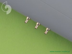 画像4: MASTER[AM-48-025]P-40 E - N fairings with blast tubes for .50cal Browning (6pcs) (4)