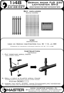 画像7: MASTER[AM-48-027]German radar FuG 220 Lichtenstein SN-2 (used on nightfighters Bf 110, Ju 88 and other) (7)
