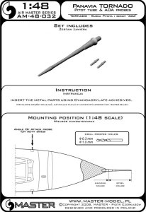 画像4: MASTER[AM-48-032]Panavia Tornado Pitot Tube & Angle Of Attack probes (4)