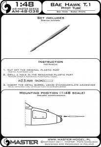 画像4: MASTER[AM-48-038]BAe HAWK T.1 - Pitot Tube (4)