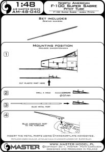 画像5: MASTER[AM-48-040]F-100 Super Sabre - Pitot Tube (5)
