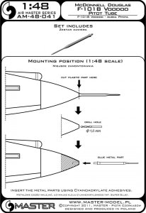 画像5: MASTER[AM-48-041]F-101B Voodoo - Pitot Tube (5)